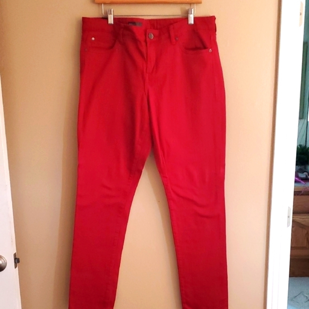 Diana Skinny Brand Red Wine Skinny Jeans